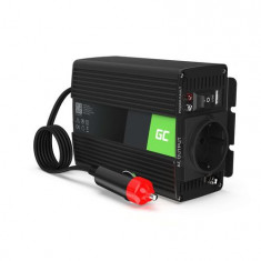 Green Cell Invertor de putere auto de la 12V la 230V (amplificator de tensiune) 150W / 300W cu undă sinusoidală pură