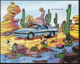 Maldives MNH 1989 - Disney desene animate masini japoneze - colite (2 poze)