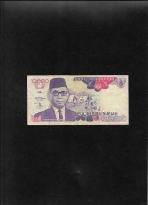 Indonezia 10000 10.000 rupiah rupii 1992 seria284328 foto