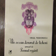 Un ocean devorat de licheni urmat de poemul regasit- Virgil Teodorescu