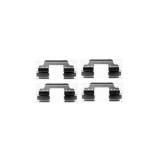 Set accesorii placute frana Delphi LX0405, parte montare : Punte Fata