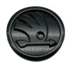 Emblema Auto Skoda Octavia Fabia Superb Rapid 90mm Negru Lucios Fata Spate