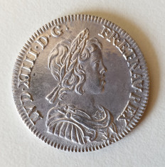 Ludovic XIV - 1/4 Ecu 1644-A (EF) - Argint foto
