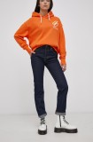 Levi&#039;s jeans din bumbac 501&reg; JEANS FOR WOMEN femei, medium waist 12501.0384