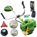 Cumpara ieftin Motocoasa Benzina 2t, 5.8cp, 9000rpm, 52 cm&sup3;, 3 sisteme taiere, accesorii inclusie, PROCRAFT T4350 GERMANY
