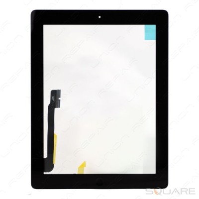 Touchscreen iPad 3, iPad 4, Black foto