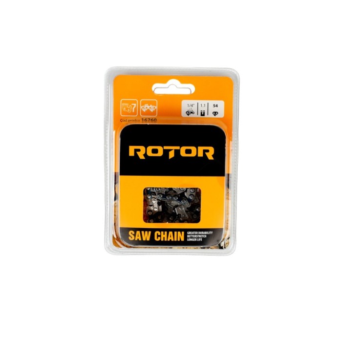 Lant drujba 10&Prime;/25 cm 1/4 1.1 mm 54T ROTOR Innovative ReliableTools