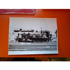 Fotografie Locomotiva DB 97504 cu cremoliera , Horb 1971 -