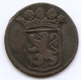 Indiile de Est Olandeze 1 Duit 1744 - (Holland) Cupru, 21 mm KM-70