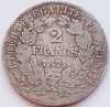 295 Franta 2 Francs 1871 Reverse Legend km 817 argint, Europa