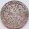 295 Franta 2 Francs 1871 Reverse Legend km 817 argint