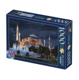 Cumpara ieftin Puzzle adulti D-Toys Peisaje de noapte - Hagia Sophia, Turcia, 1000 piese