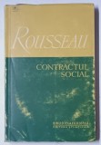 CONTRACTUL SOCIAL de ROUSSEAU , 1957 *COPERTA BROSATA