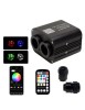 Kit Fibra Optica Plafon Instelat 20W cu TWINKLE, RGBW 1100 Fire 3M 0.75mm cu aplicatie, Xenon Bright