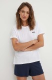 Fila set de pijama de bumbac culoarea alb, bumbac, FPS4180
