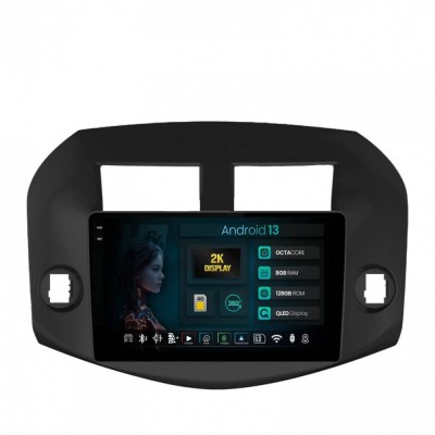 Navigatie 2K Toyota RAV4 (2005-2013) 8GB RAM Android 13 Octacore Slot Sim 4G DSP GPS Wi-FI Carplay Android Auto USB Bluetooth Waze Touchscreen 10.36 I foto