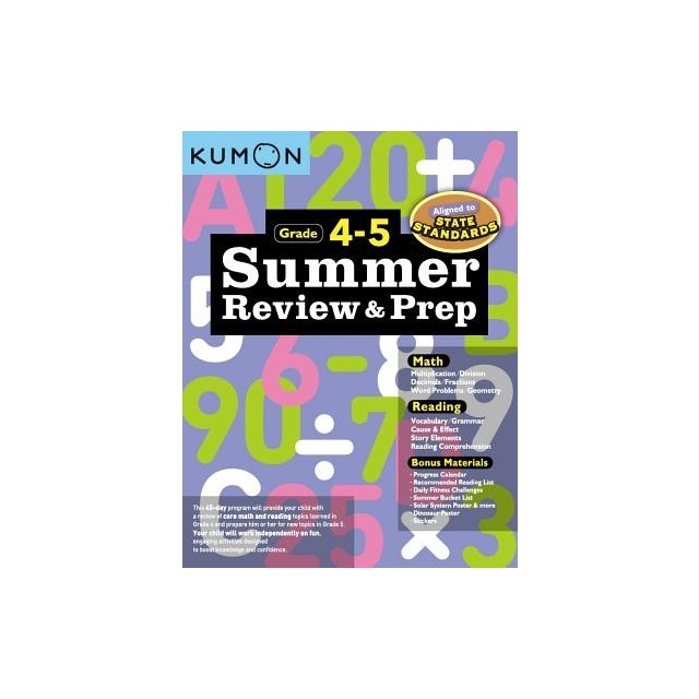 Summer Review and Prep 4-5