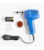 Set pistol de lipit 75W 230V +5buc varfuri de lipit +sacaz de lipit
