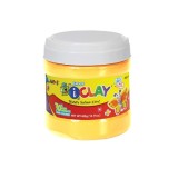 Plastilina iClay Enjoy-galben,400 grame