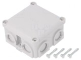 Carcasă Cutie de Conexiuni IP54 81.9x81.9x46 mm