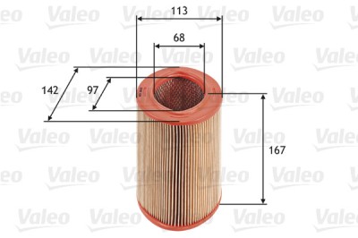 VALEO 585623 Filtru aer foto