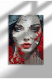 mxm_graffiti_28|Street Art Poster, Vibrant Graffiti Portrait, Frameless Modern Canvas, Urban Vibe 2025 | A3 (29.7 x 42 cm) - mxm_graffiti_28