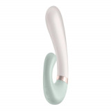 Vibrator cu funcție de &icirc;ncălzire pentru stimularea punctului G și a clitorisului