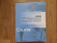 2823B Implementing and Administering Security in a Microsoft Windows Server 2003 foto