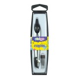 Compas Strigo in Cutie cu Rezerve, Negru