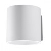 Lampă De Perete Orbis Alb Aluminiu 1 Bec Cilindric Modern De Interior