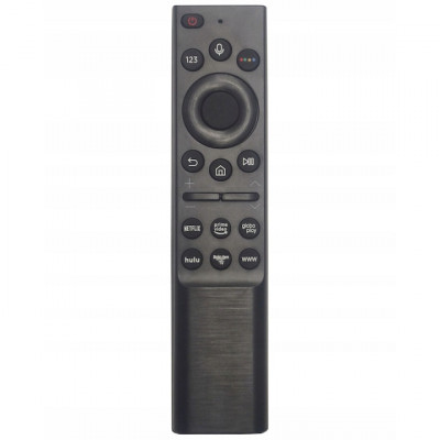 Telecomanda universal pentru TV Samsung BN59-01363D+L, x-remote, functie vocala, Netflix, Prime Video, Globoplay, Hulu, Rakuten TV, Negru foto