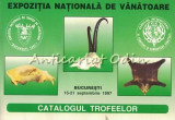 Catalogul Trofeelor - Expozitia Nationala a Vanatorilor 1997, Bucuresti. Editura Vanatorul si Pescarul, 265 pagini