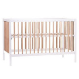 Patut Childhome Cot 97 Fag 60x120 cm, Natural Alb