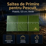 Saltea de Primire pentru Pescuit, Pliabilă, 120 cm, Verde