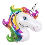 Balon pentru petreceri sau aniversari, unicorn, multicolor, 62 x 86 cm