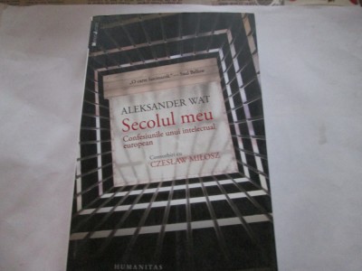ALEKSANDER WAT - SECOLUL MEU foto