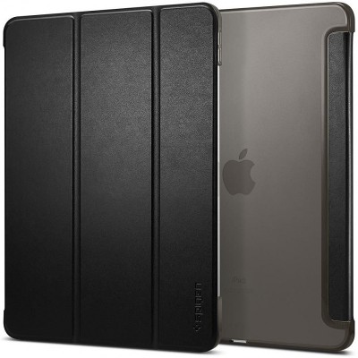 Husa TPU Spigen Smart Fold pentru Apple iPad Pro 12.9 (2020), Neagra ACS00893 foto