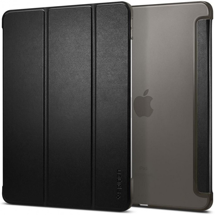 Husa TPU Spigen Smart Fold pentru Apple iPad Pro 12.9 (2020), Neagra ACS00893