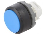 Comutator apăsare albastru 22mm