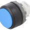 Comutator apăsare albastru 22mm