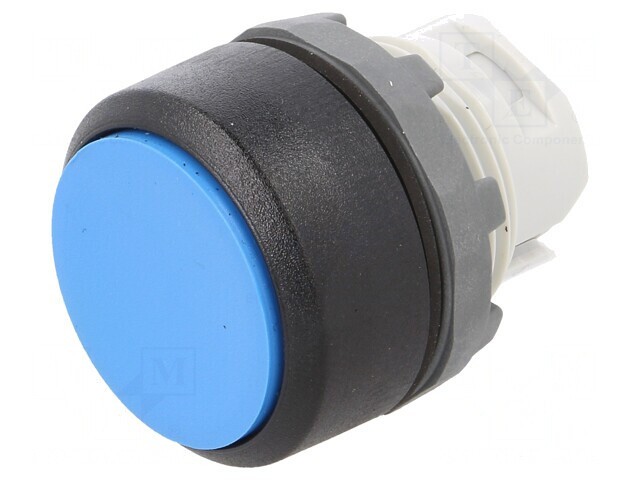 Comutator apăsare albastru 22mm