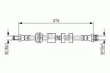 Conducta / cablu frana VOLVO S60 II (2010 - 2016) BOSCH 1 987 481 563