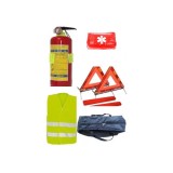 Cumpara ieftin Kit auto complet Trusa tip Borseta , 2x Triunghiuri, Stingator, Vesta, Geanta