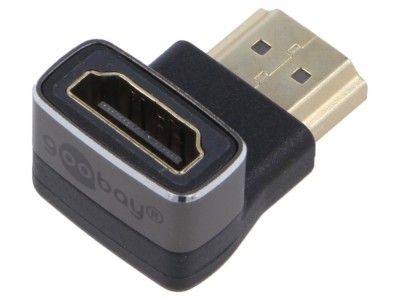 Adaptor HDMI HDCP 2.2 270&amp;deg; argintiu foto
