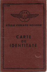 D64 Carte de identitate CFR 1962 foto