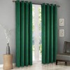 Set draperii din catifea cu inele auriu antic, Premium, 150x240 cm, densitate 700 g/mp, Verde Smarald, 2 buc