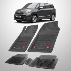 Covorase Fiat 500L Living Compatibile 2013-2017 | Black