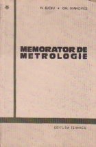 Memorator de metrologie, Volumul I foto