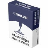 Set 12 Cartuse cerneala Sailor Blue Black