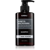 KUNDAL Honey &amp; Macadamia Baby Powder sampon natural pentru păr uscat și deteriorat 500 ml
